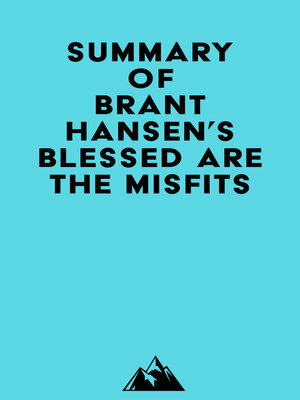 cover image of Summary of Brant Hansen's Blessed Are the Misfits